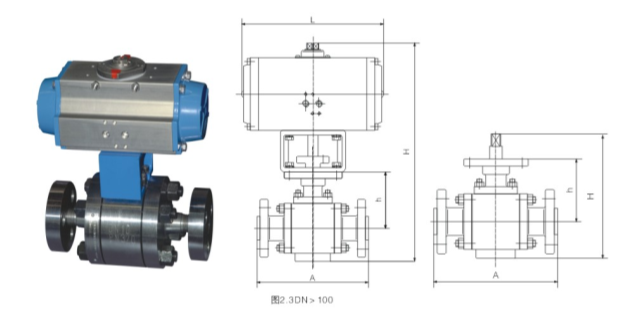 固定式(shi)金屬硬密封高(gao)壓球閥産品結(jié)構圖 固定式金(jīn)屬硬密封高壓(ya)球閥産品結構(gòu)圖