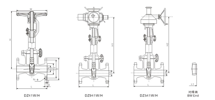 低溫閘閥(fá)結構圖 低溫(wen)閘閥結構圖(tu)