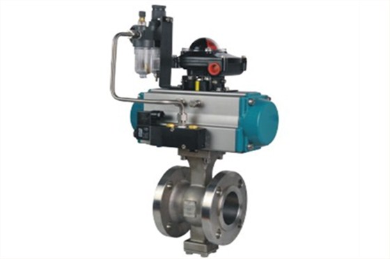 V型調節(jie)球閥 V型調節球(qiu)閥