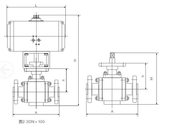 固(gu)定式金屬密封(fēng)高壓球閥結構(gòu)圖