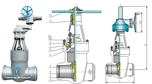 航天(tiān)泵閥電站閘(zha)閥 航天泵閥(fa)電站閘閥