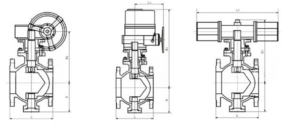 V型球閥(fá)結構圖(tu) V型球閥(fá)結構圖(tu)