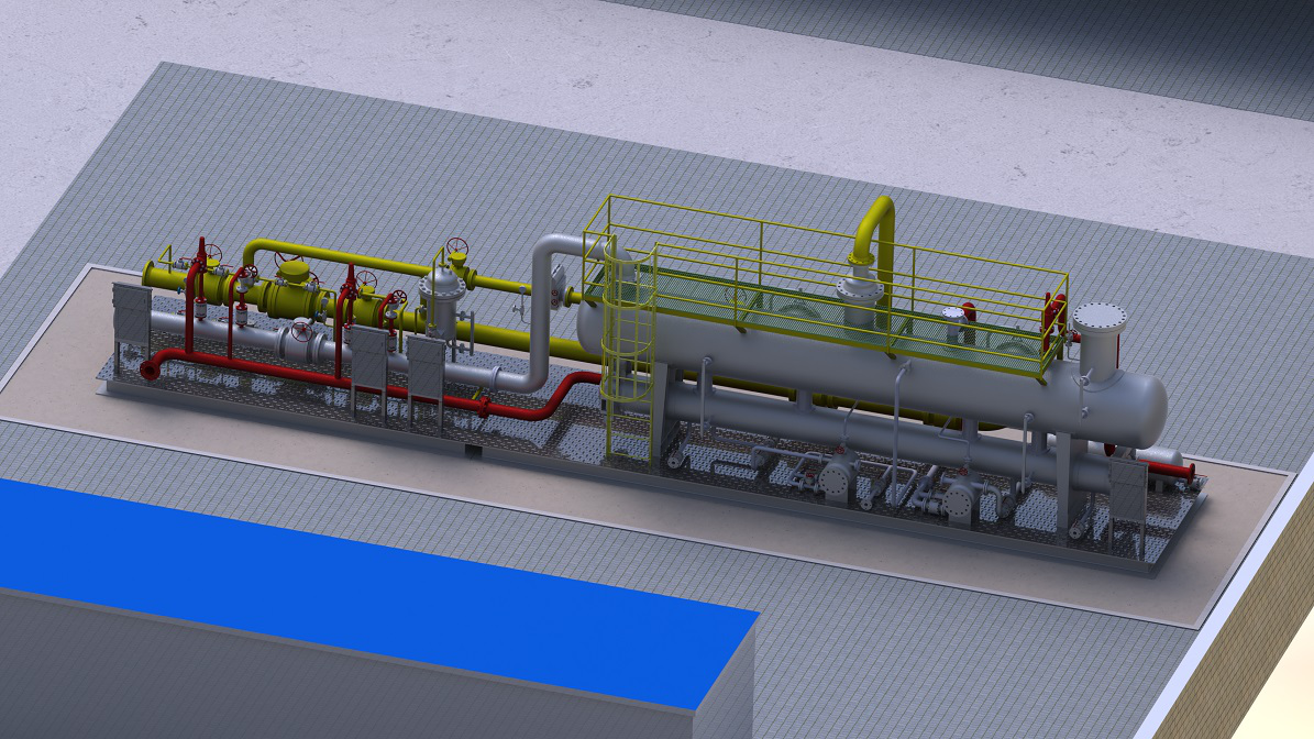 數字化(hua)集氣撬模型(xíng)