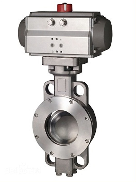 氣(qi)動法蘭硬(ying)密封蝶閥(fa) 氣動法蘭(lan)硬密封蝶(dié)閥